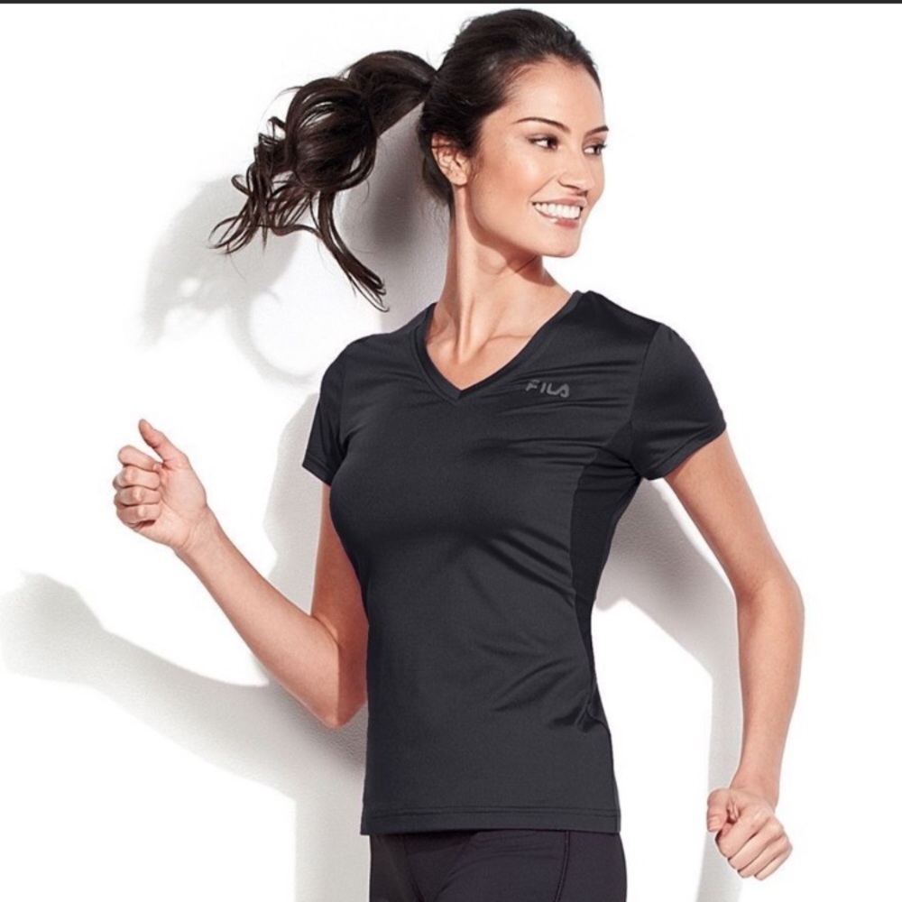 Fila sport short sleeve black tee